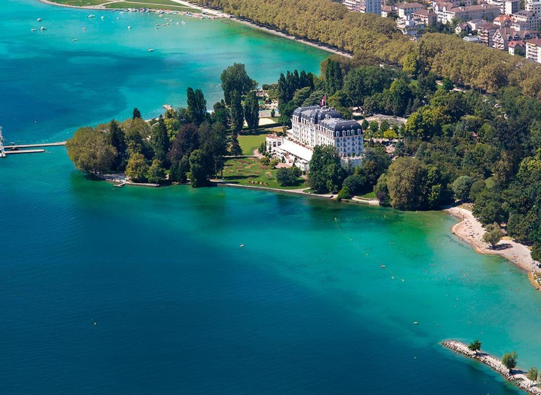 Studio Moderne, Place Parking Prive, Emplacement Ideal A 100 M Du Lac. Annecy Kültér fotó